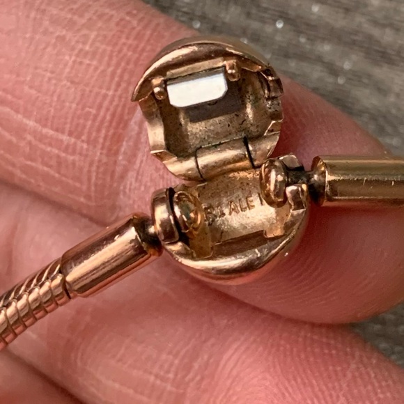 Pandora 14k Rose Gold-plated Moments Snake Bracelet w/ NEW Harry Potter Charm - Picture 11 of 14